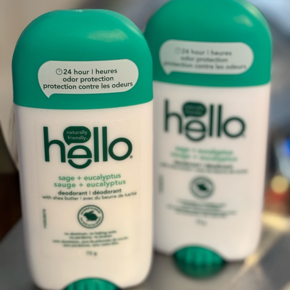 HELLO brand Sage & Eucalyptus Deodorant - 2 pack